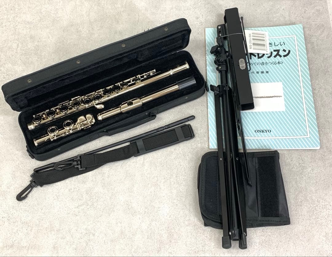 フルート ソレイユ 譜面台 本 付き 楽器