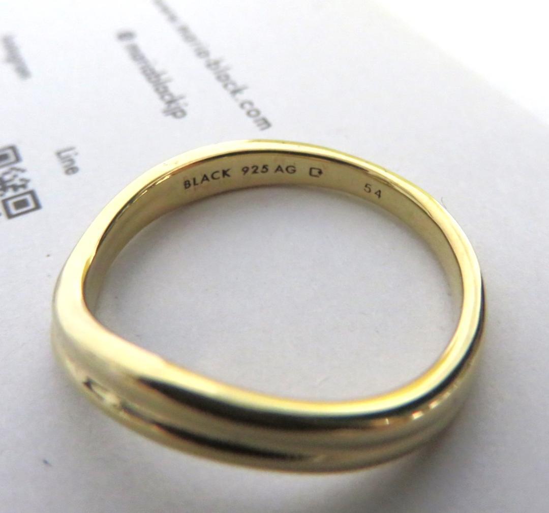 新品 MARIA BLACK Soma Ring 54 ゴールド マリアブラック