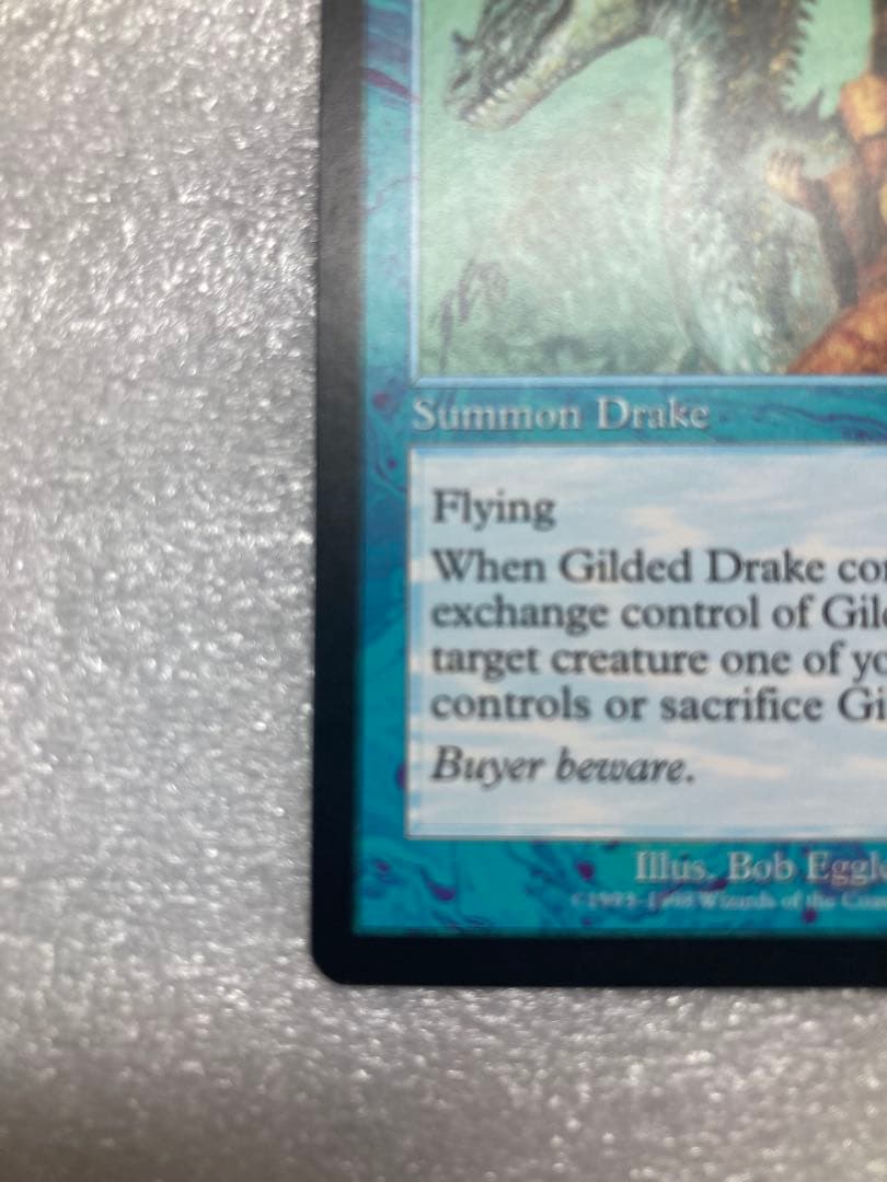 【MTG】金粉のドレイク/Gilded Drake/USG/英語版