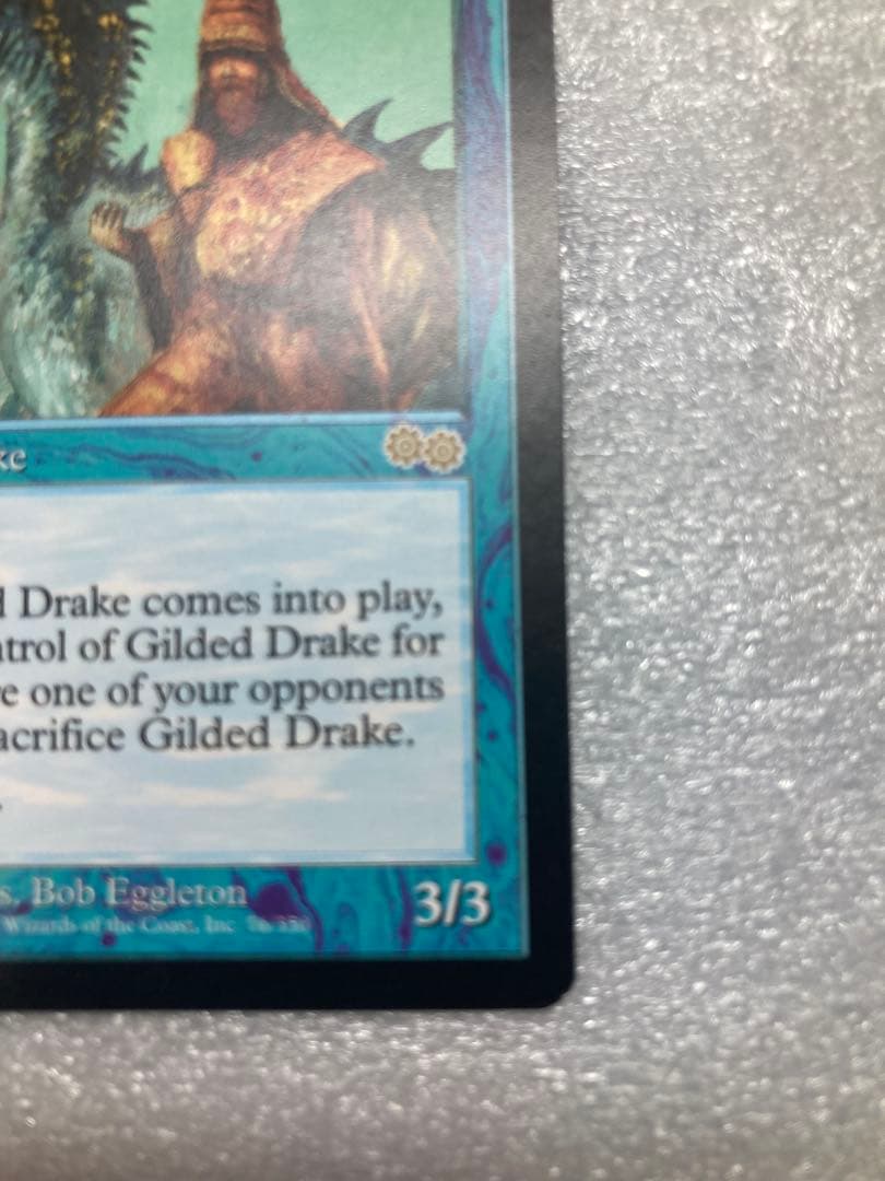 【MTG】金粉のドレイク/Gilded Drake/USG/英語版