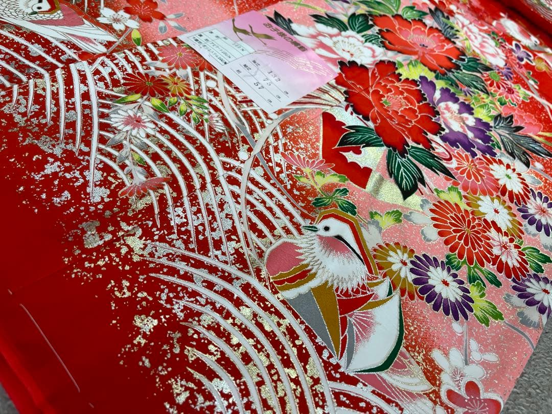 ロミ　新品★七五三　きものと長襦袢　四つ身　C10