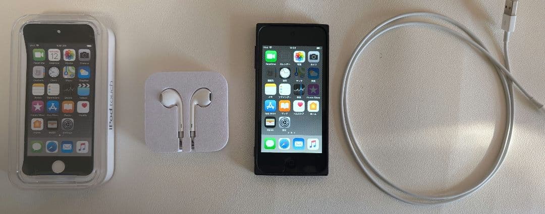 iPod touch (第6世代) 128GB ケース　ケーブル　イヤフォン付き