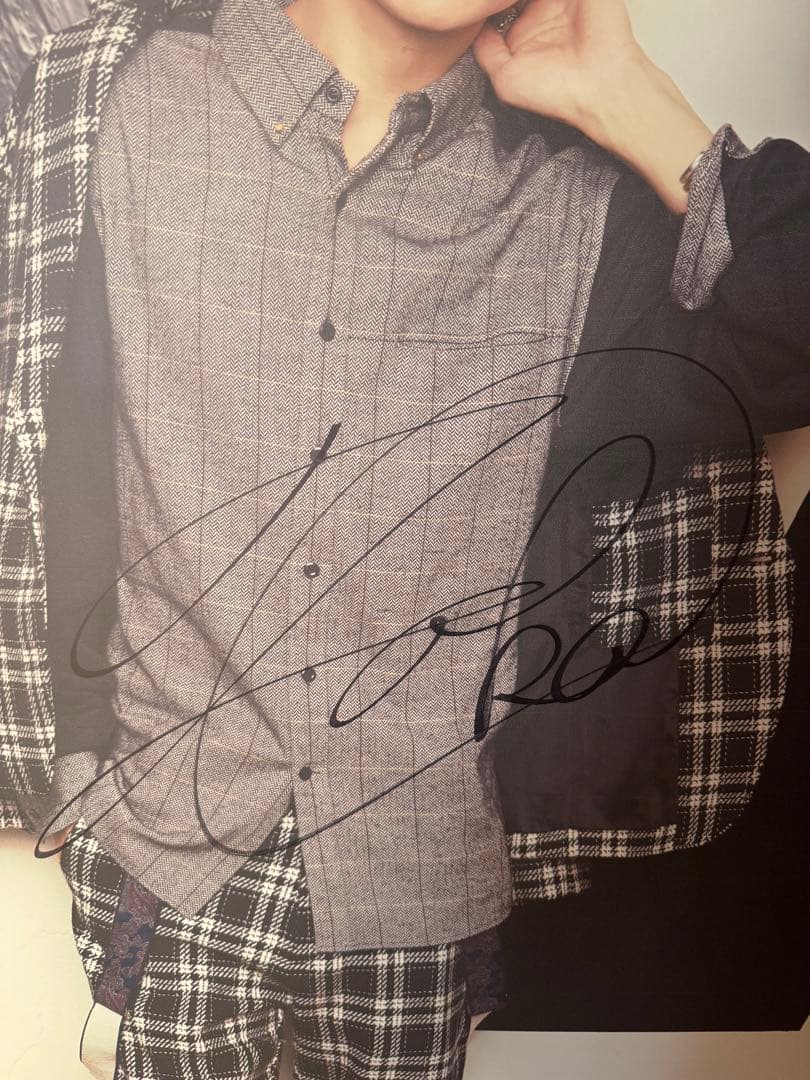 Nissy 特大パネル　直筆サイン