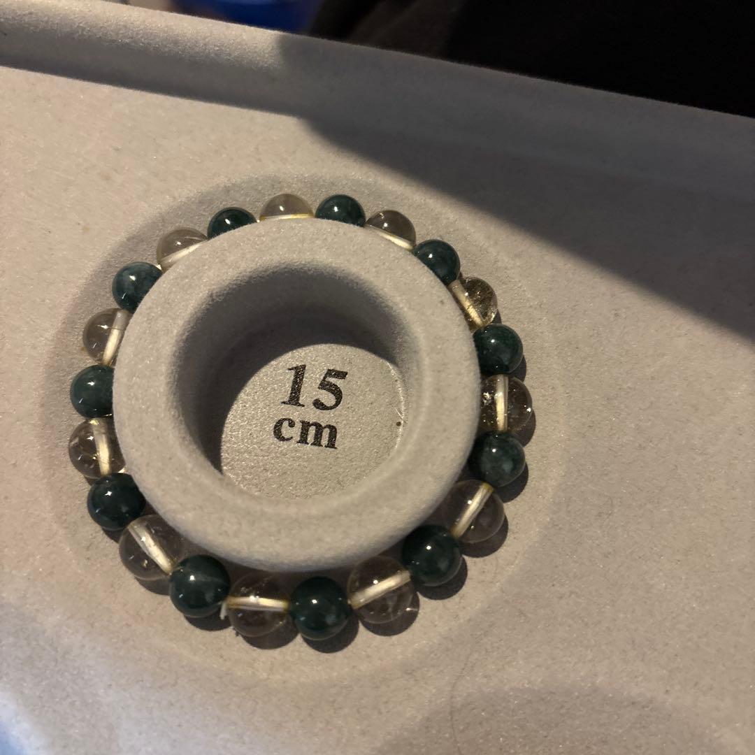 水晶と翡翠のパワーストーン！ズーンとくる！綺麗！