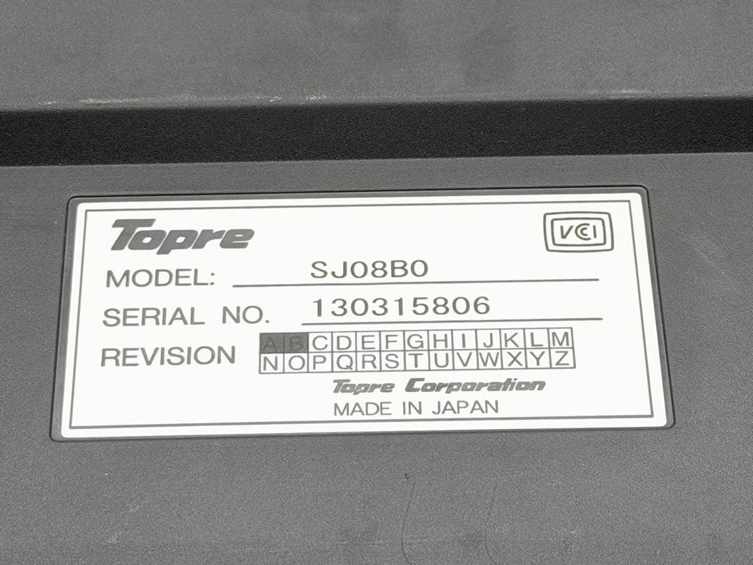 東プレTopre Realforce SJ08B0 有線キーボード