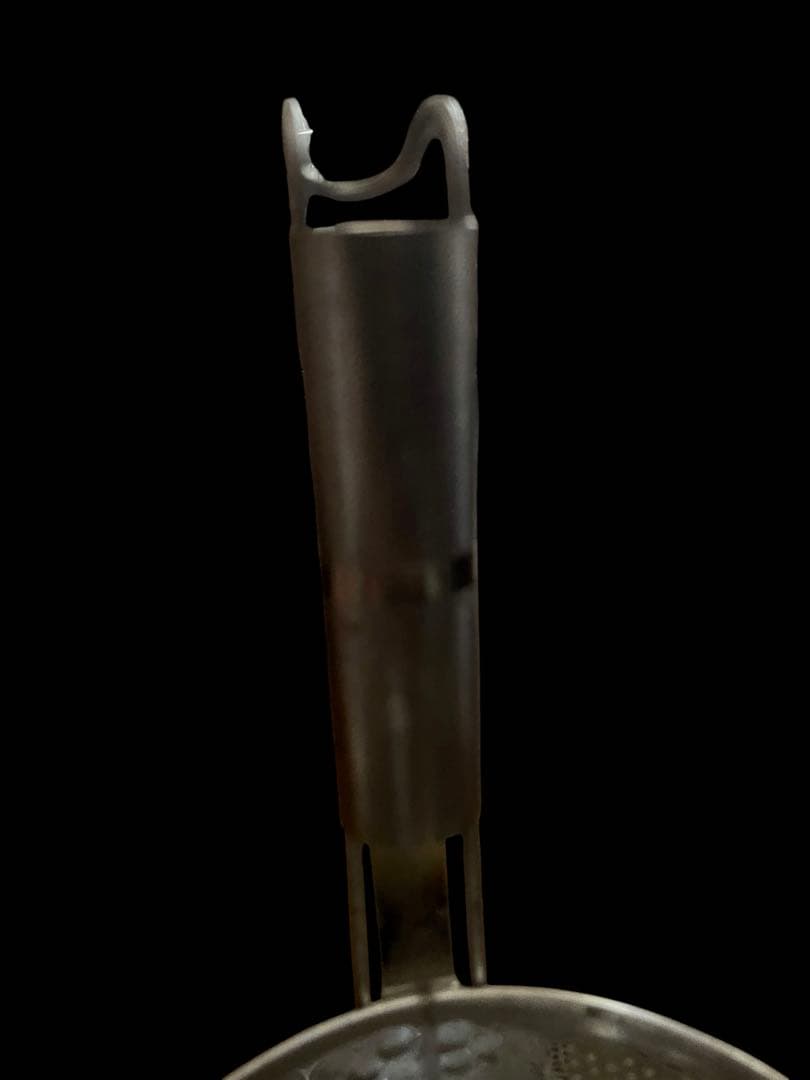 ⭐️2個⭐️UK 18-8 パンチング⭐️パイプ柄平底うどんてぼ⭐️テボ湯切り⭐️格安