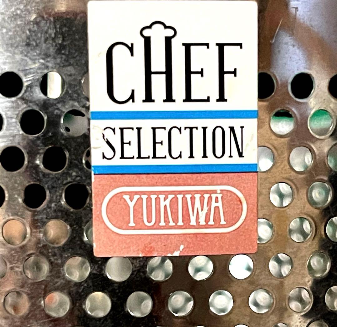 ⭐️2個⭐️UK 18-8 パンチング⭐️パイプ柄平底うどんてぼ⭐️テボ湯切り⭐️格安