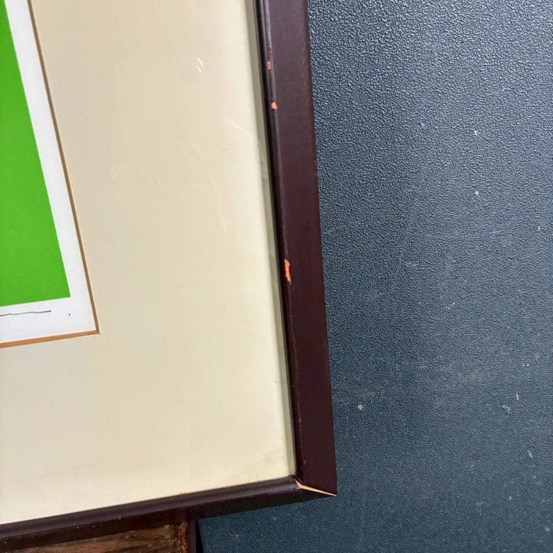 内田正泰「春の香り」リトグラフ 直筆サイン入り 額縁入り 風景画 桜 さくら