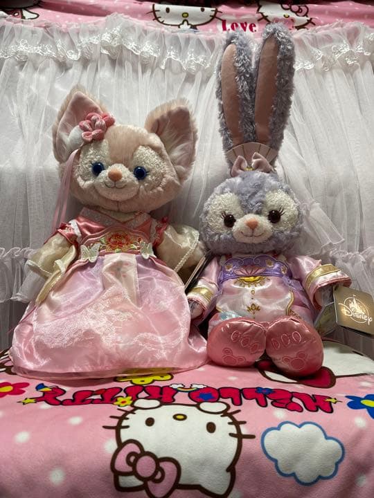 上海ディズニーランド中秋節限定リーナベルぬいぐるみS とステラルーS 2点セット