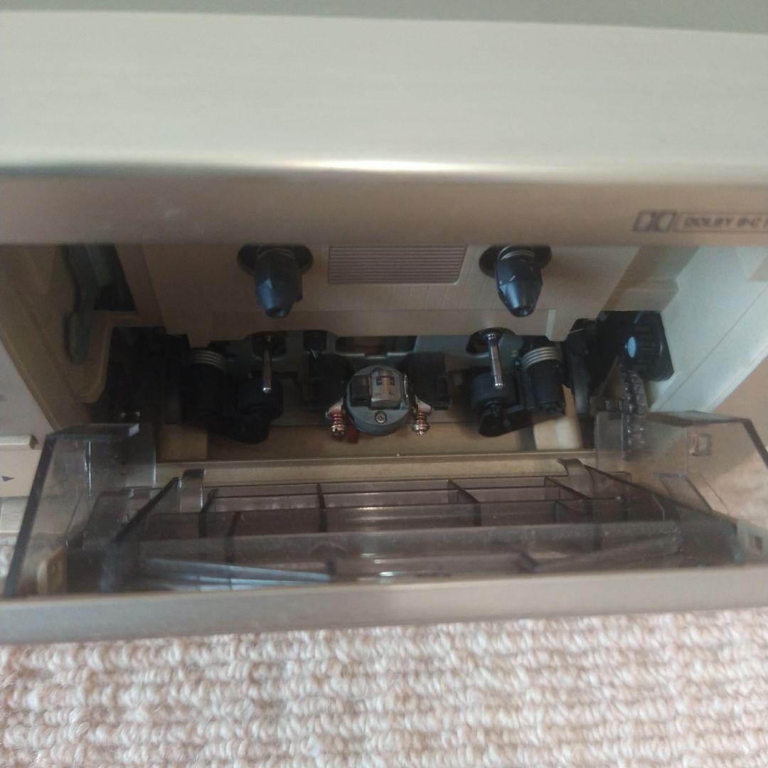 レトロ　TEAC W-860R ダブルカセットデッキ オーディオ　平成　90s