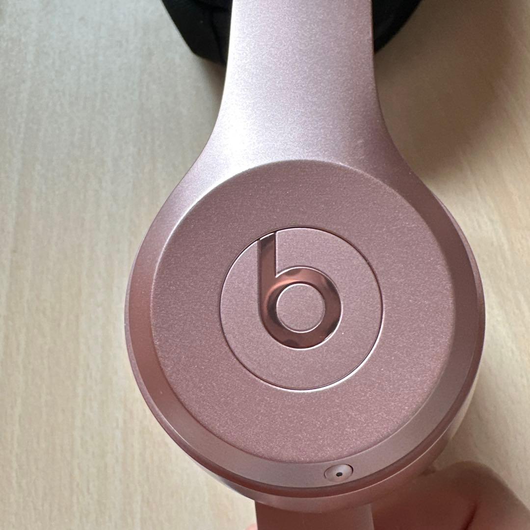 beats solo 3ワイヤレス ヘッドホン　ローズゴールド