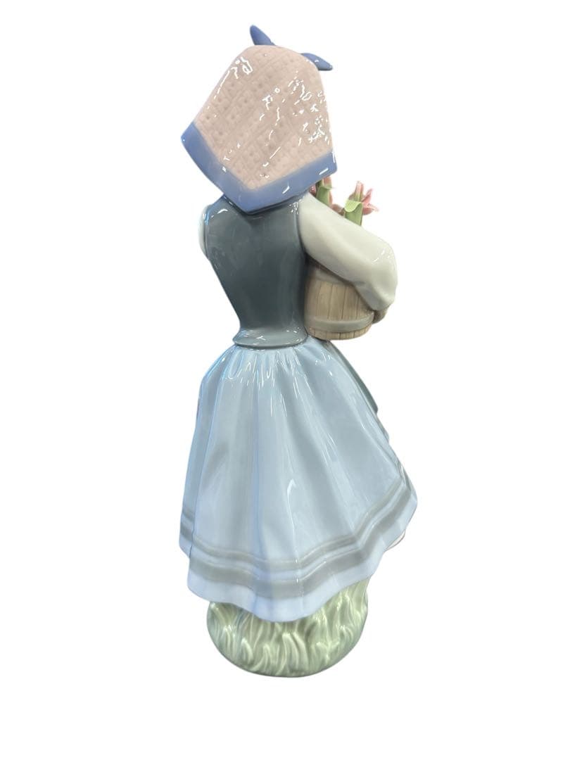 リヤドロ LLADR 1416 大事な花かご少女 花かご フィギュリン 置物