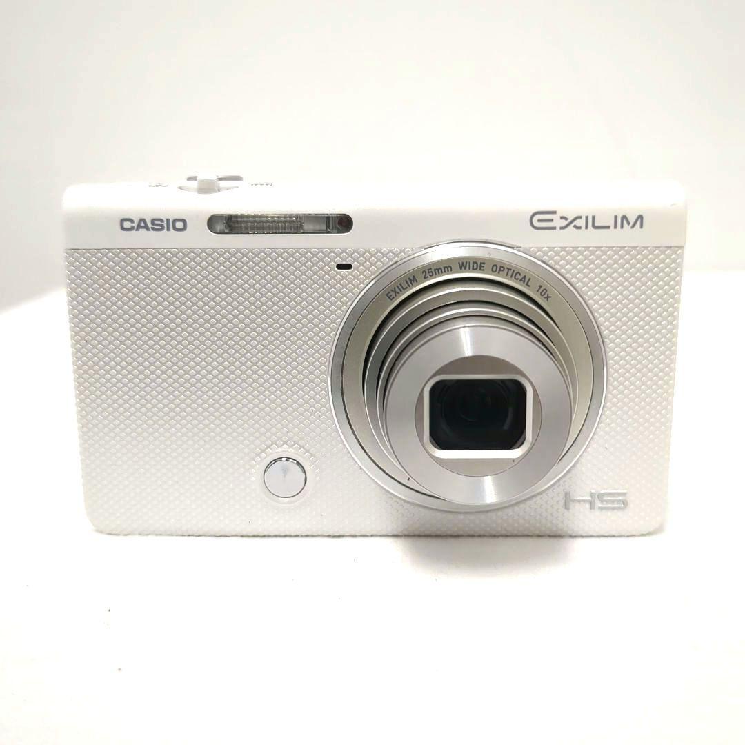 CASIO カシオ　EXILIM EX-ZR70 ホワイト　自撮り