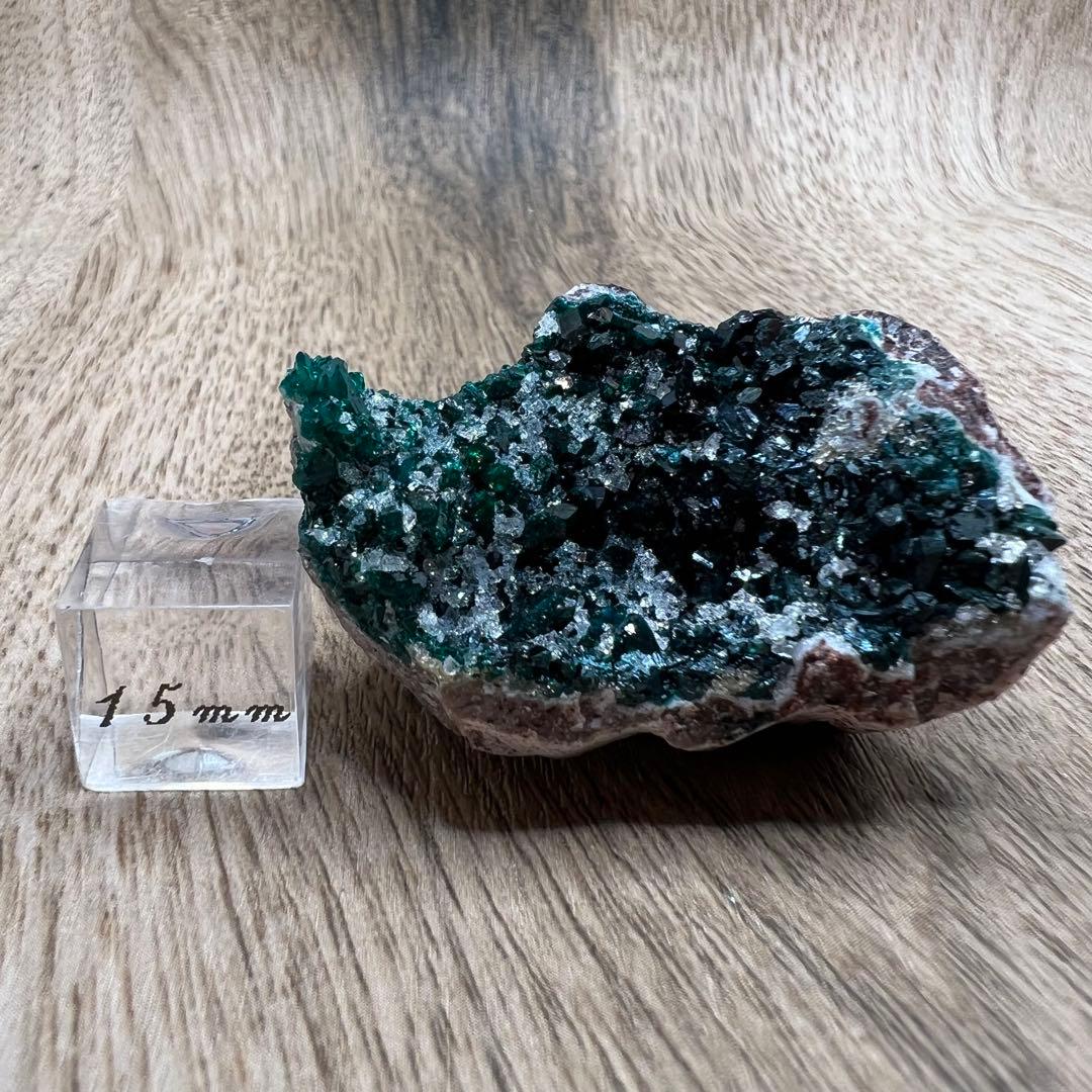 ダイオプテーズ 水晶 共生 鉱物 標本 原石