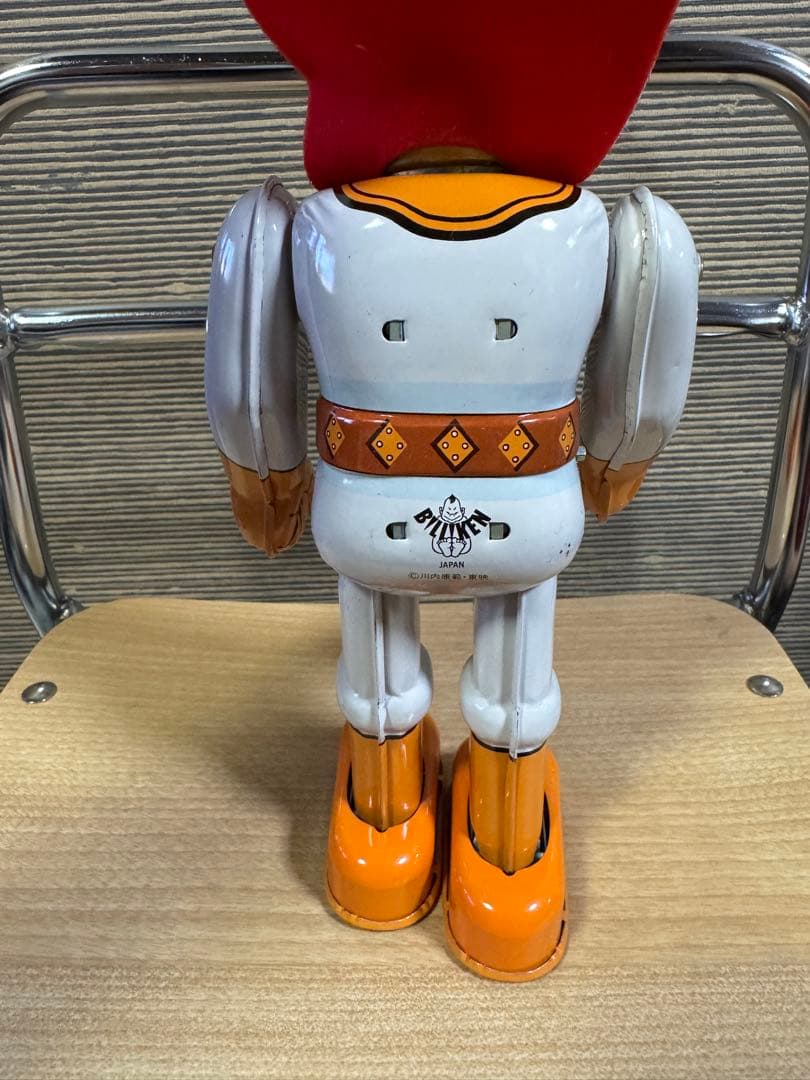 ビリケン商会　七色仮面　ブリキ玩具　ゼンマイ歩行 【希少ホビー】