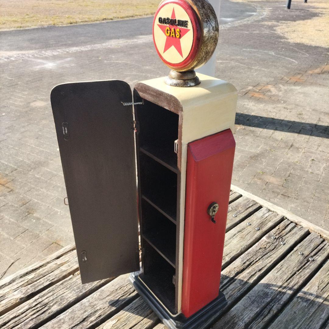 ヴィンテージ ガソリンスタンド 小物入れ