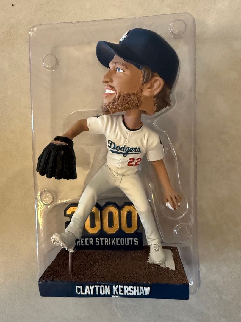 クレイトン・カーショー 3000奪三振 ボブルヘッド