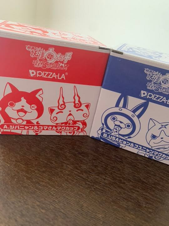 pizza妖怪ウォッチコラボマグカップジバニャン＆コマさんフユニャン＆うさぴょん