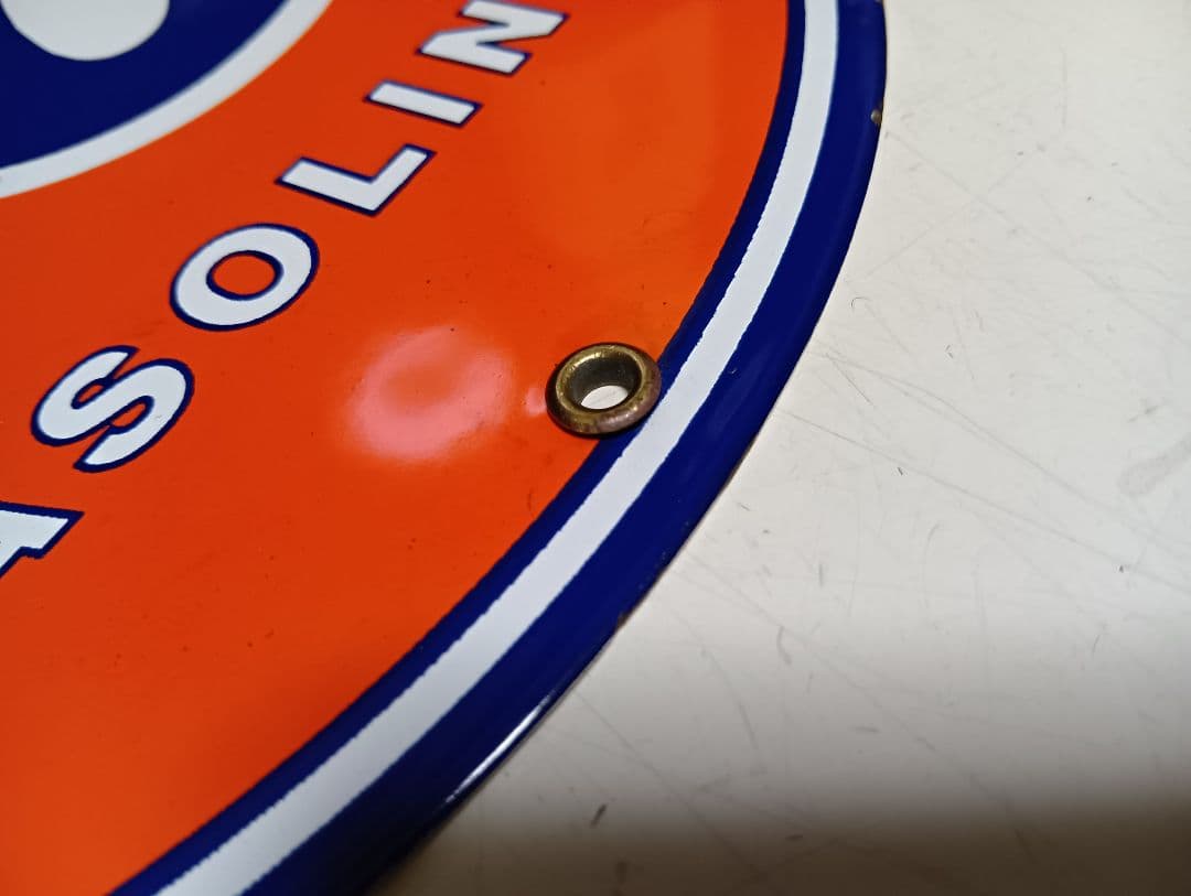 レア　1970's　USA製　琺瑯　看板　エナメル　サイン　プレート　５枚