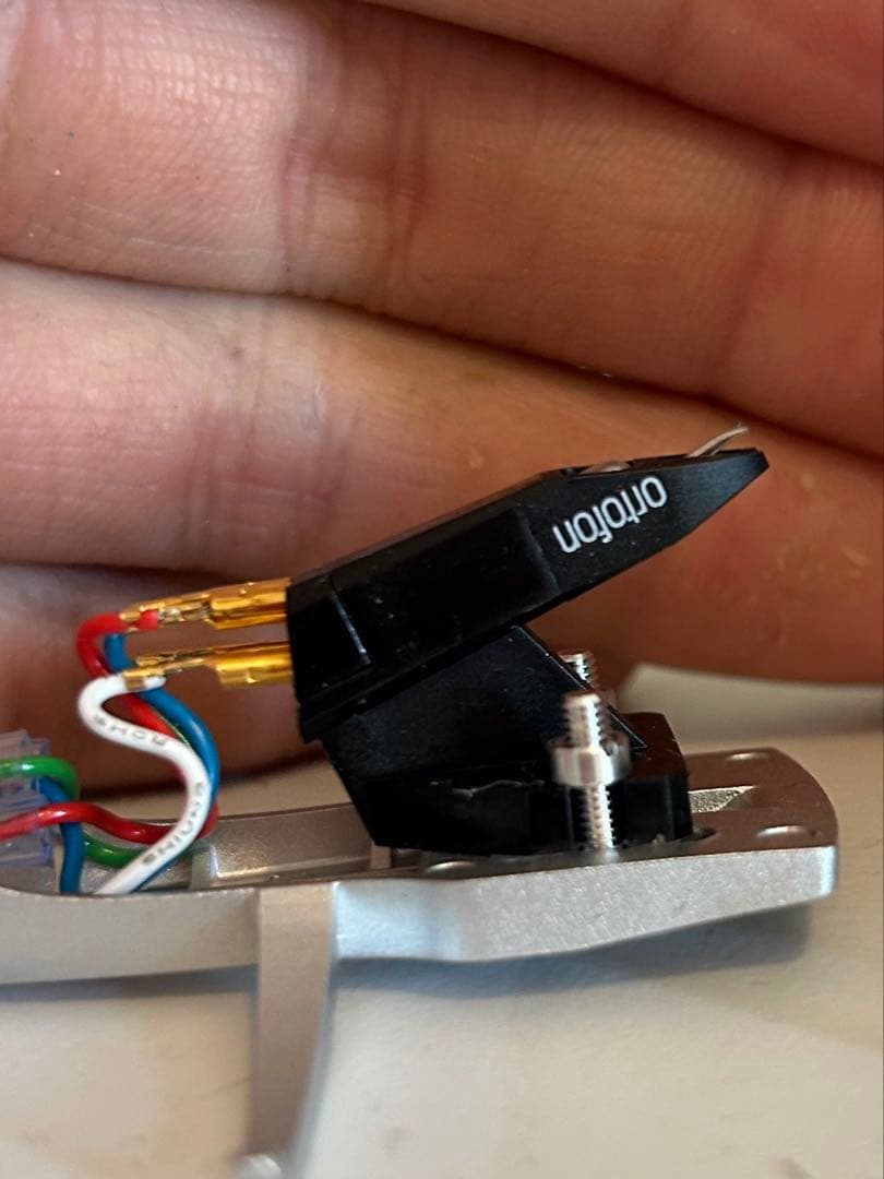 オルトフォンom pro sカードリッジ&ヘッドシェル　2セット