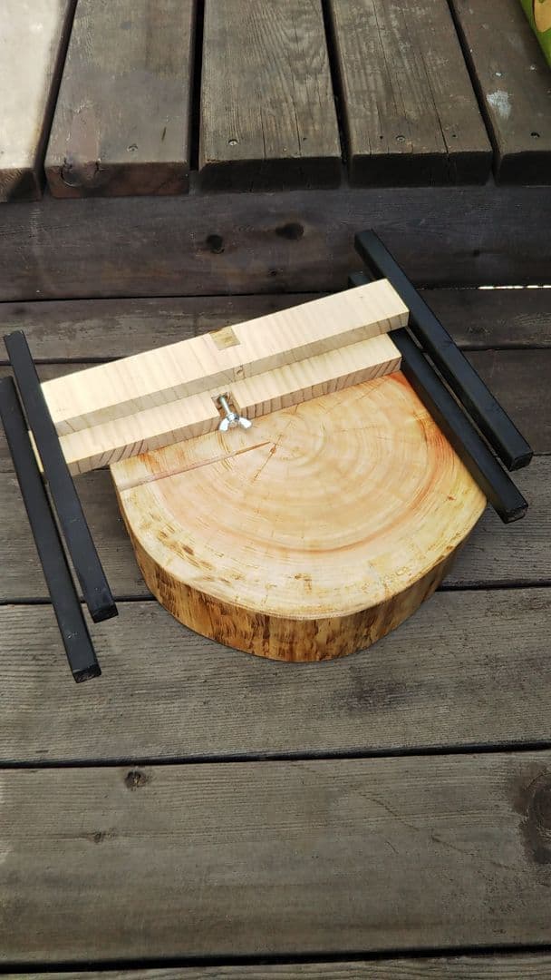 ♥特価中♥丸太のローテーブル ハンドメイド