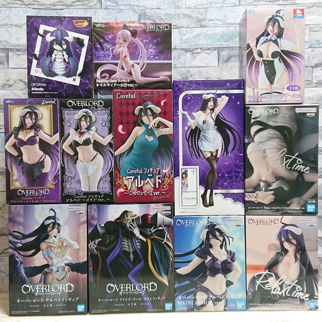 オーバーロード 美少女 フィギュア まとめ売り アインズ　アルベド　シャルティア