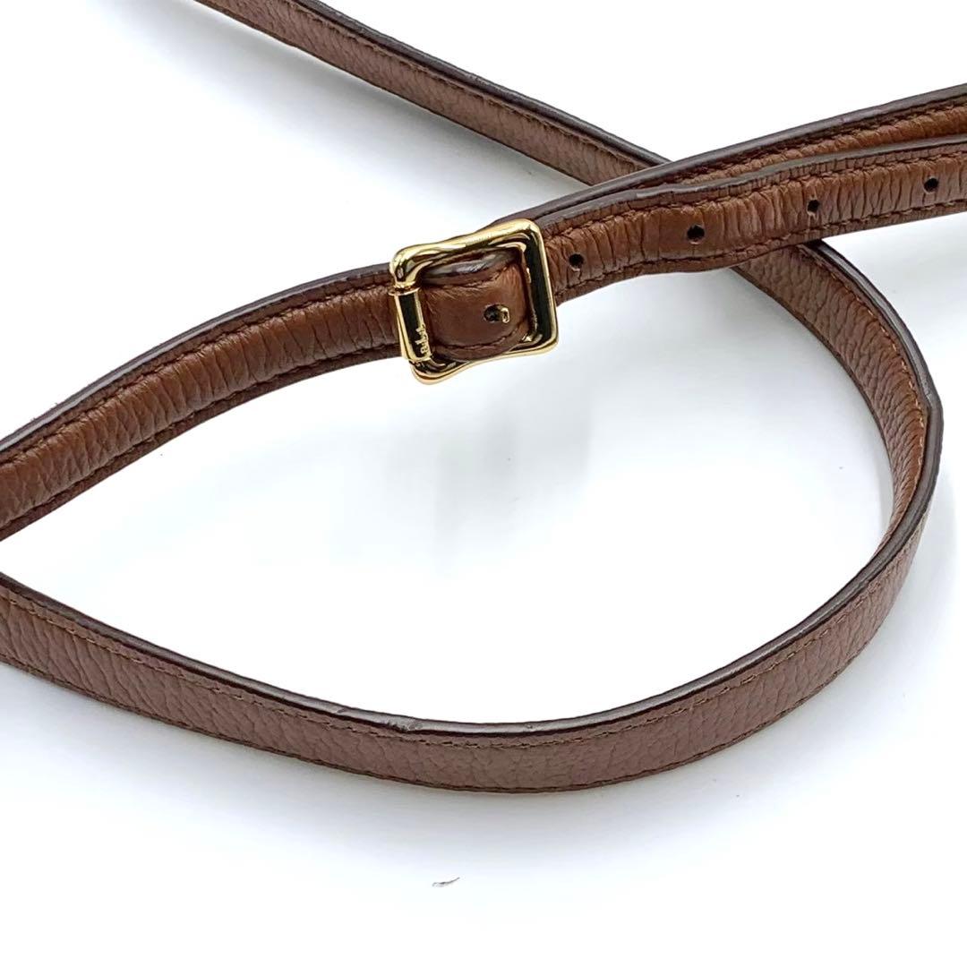 【極美品】LRL ローレンラルフローレン レザー ショルダーバッグ フリンジ