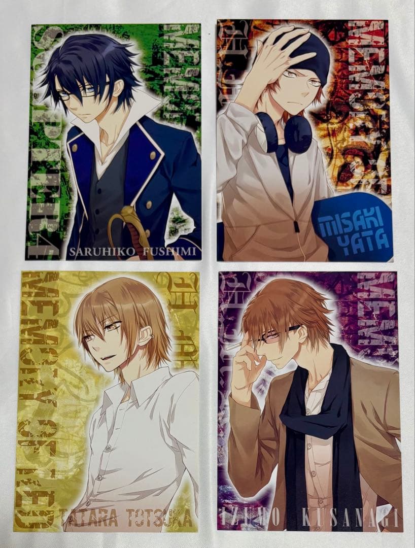 K ポストカード キャラクターカード まとめ売り セプター4 アニメK