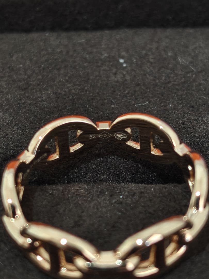 エルメス　アンシェネリング　k18　サイズ52