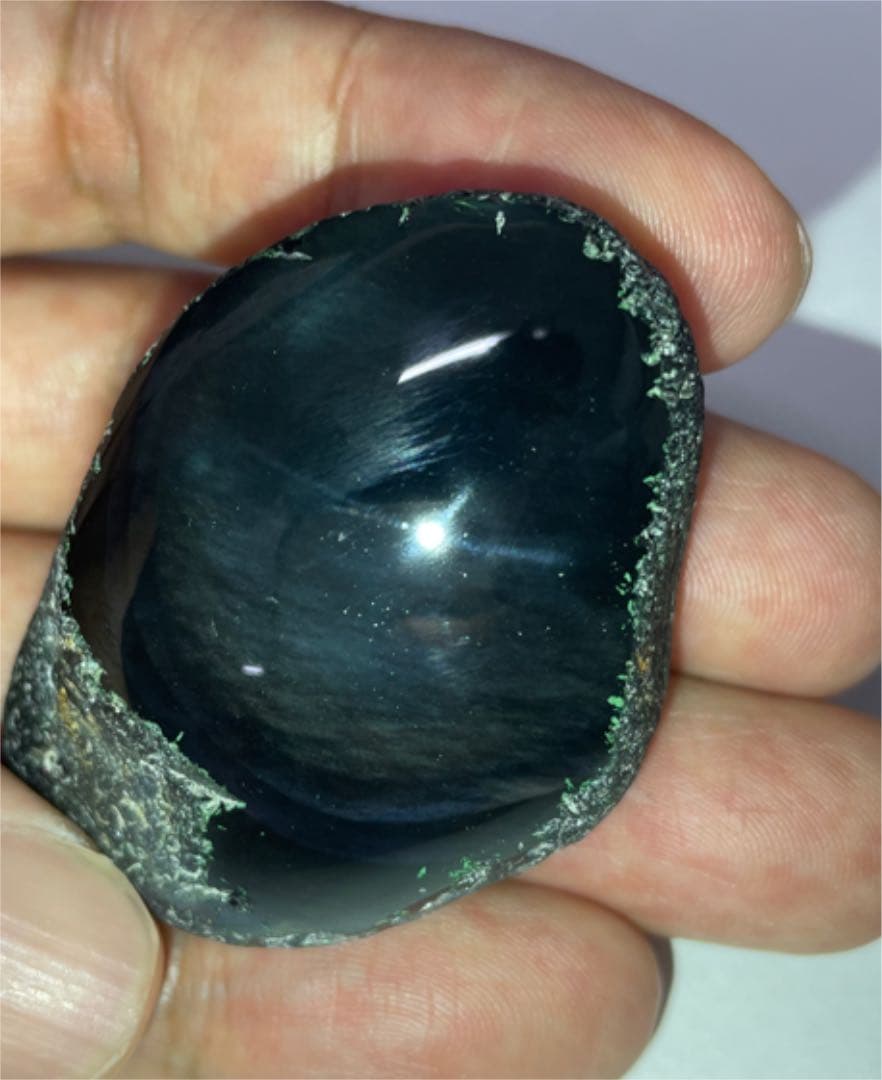 研磨品　十勝石玲瓏5個セット+玲瓏原石ランダムおまけ2個