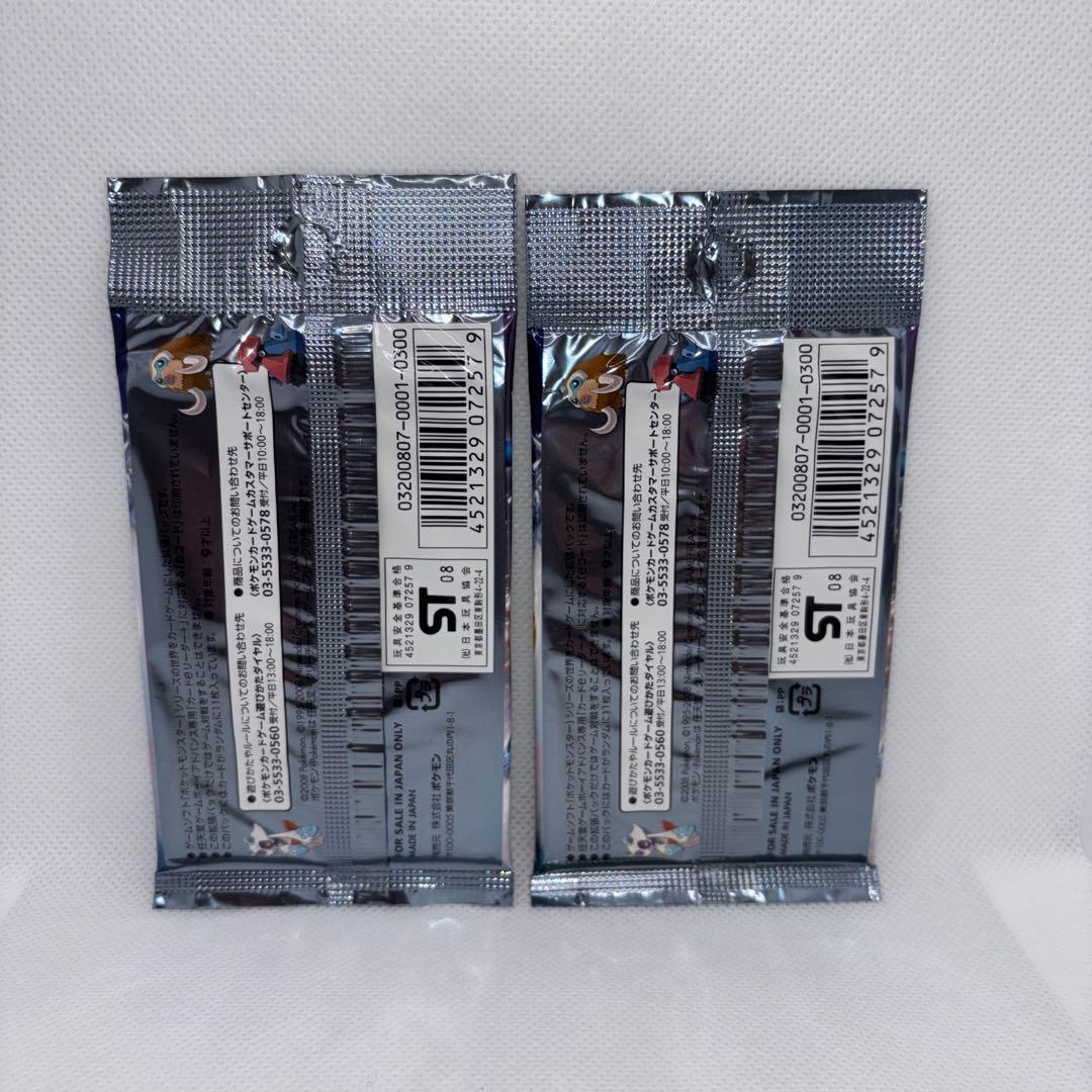 ポケモンカードゲーム 怒りの神殿 新品　未開封パック　2パック　絶版パック