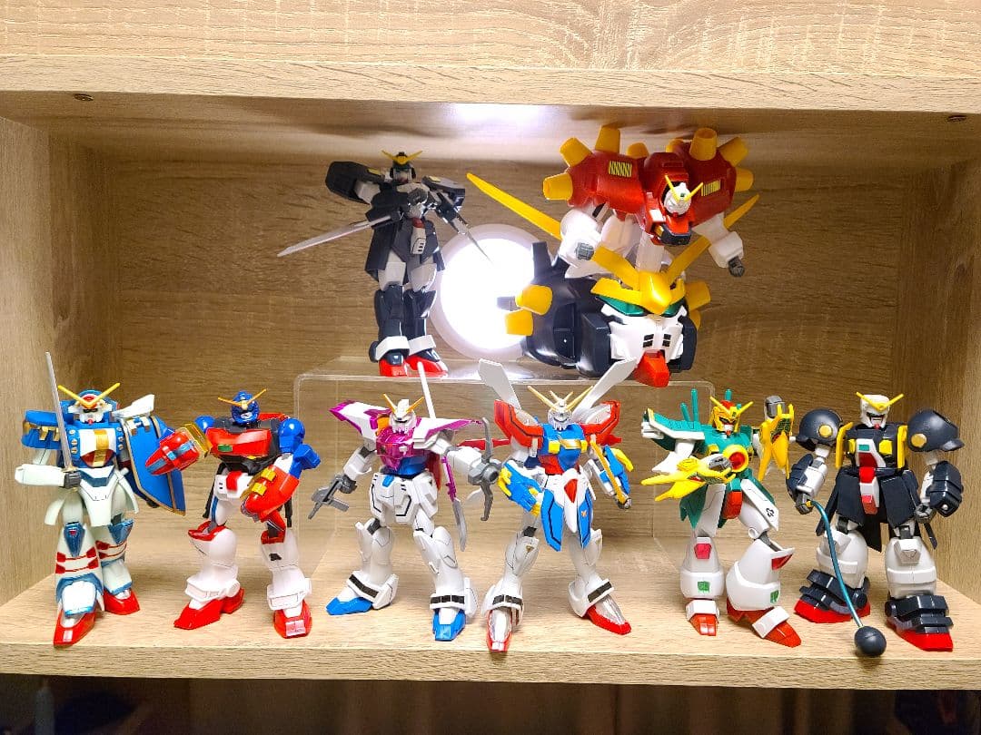 1/144 Gガンダム プラモデルセット (旧キット+Gフレーム3体)