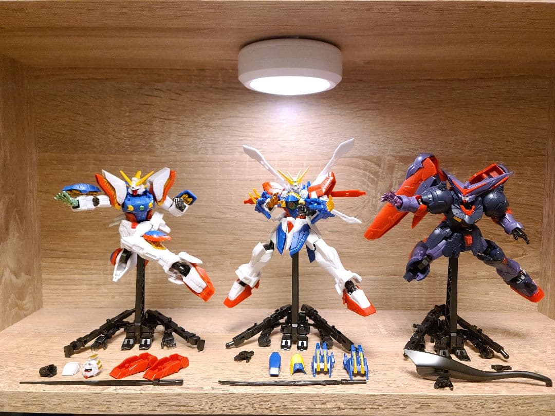 1/144 Gガンダム プラモデルセット (旧キット+Gフレーム3体)