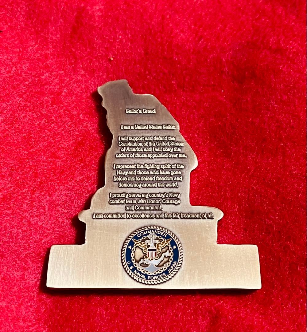 【超貴重】SAILORS OF THE YEAR在日米海軍年度優秀隊員メダル