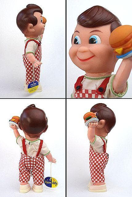 70’s BIG BOY ビッグボーイ ビンテージ ソフビ 白靴 DAKIN社