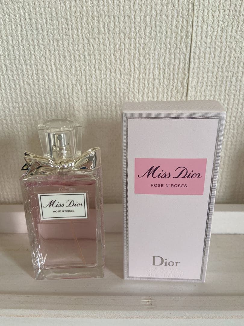 ほぼ未使用 Miss Dior ミスディオールローズ＆ローズ 50ml