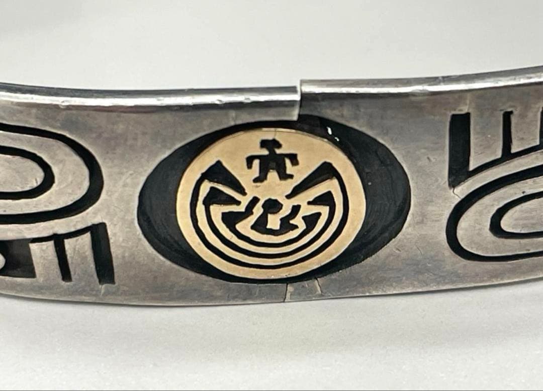 ホピ族バングル　ジェイソンタカラ JASON TAKALA 14K