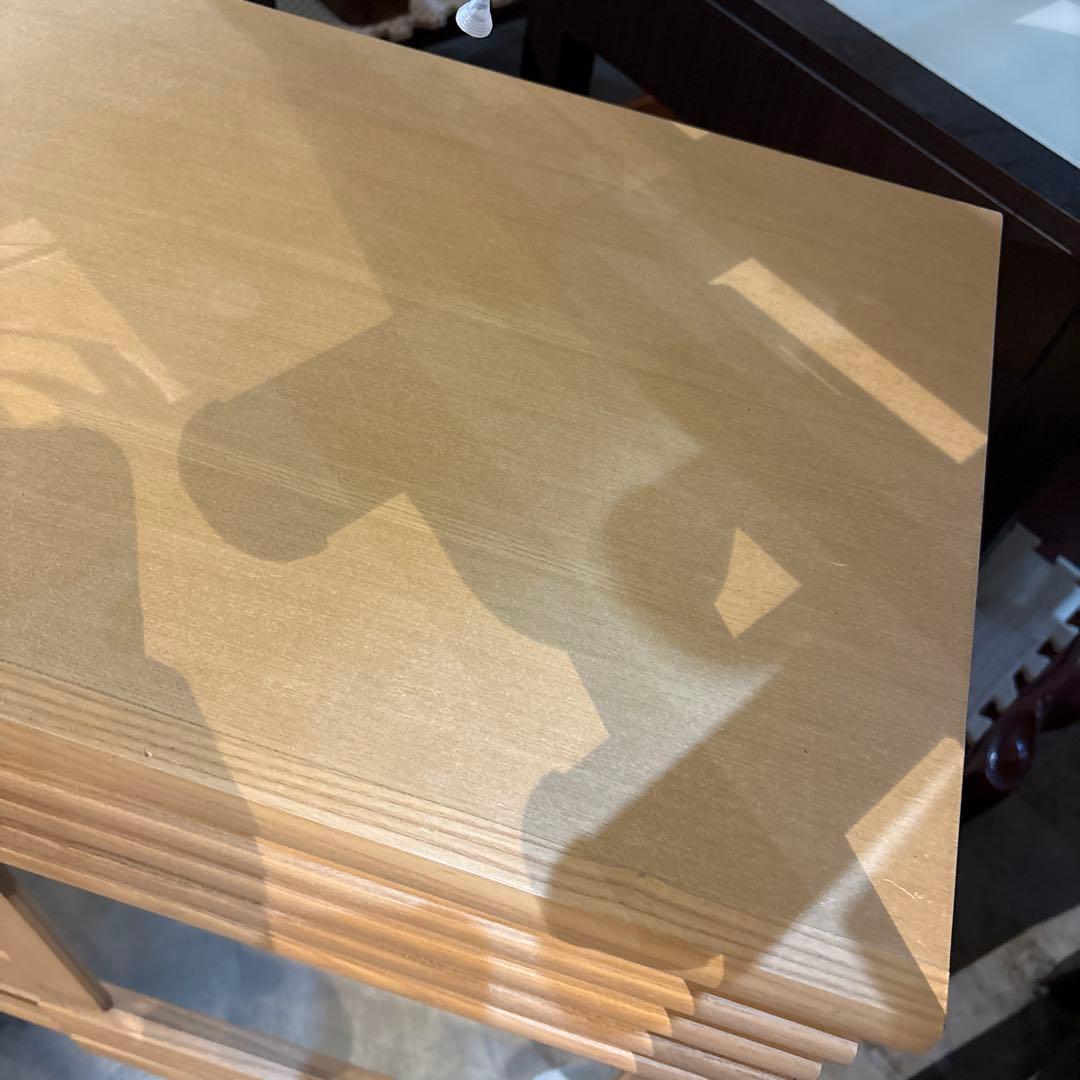 木製スリットデザインキャビネット