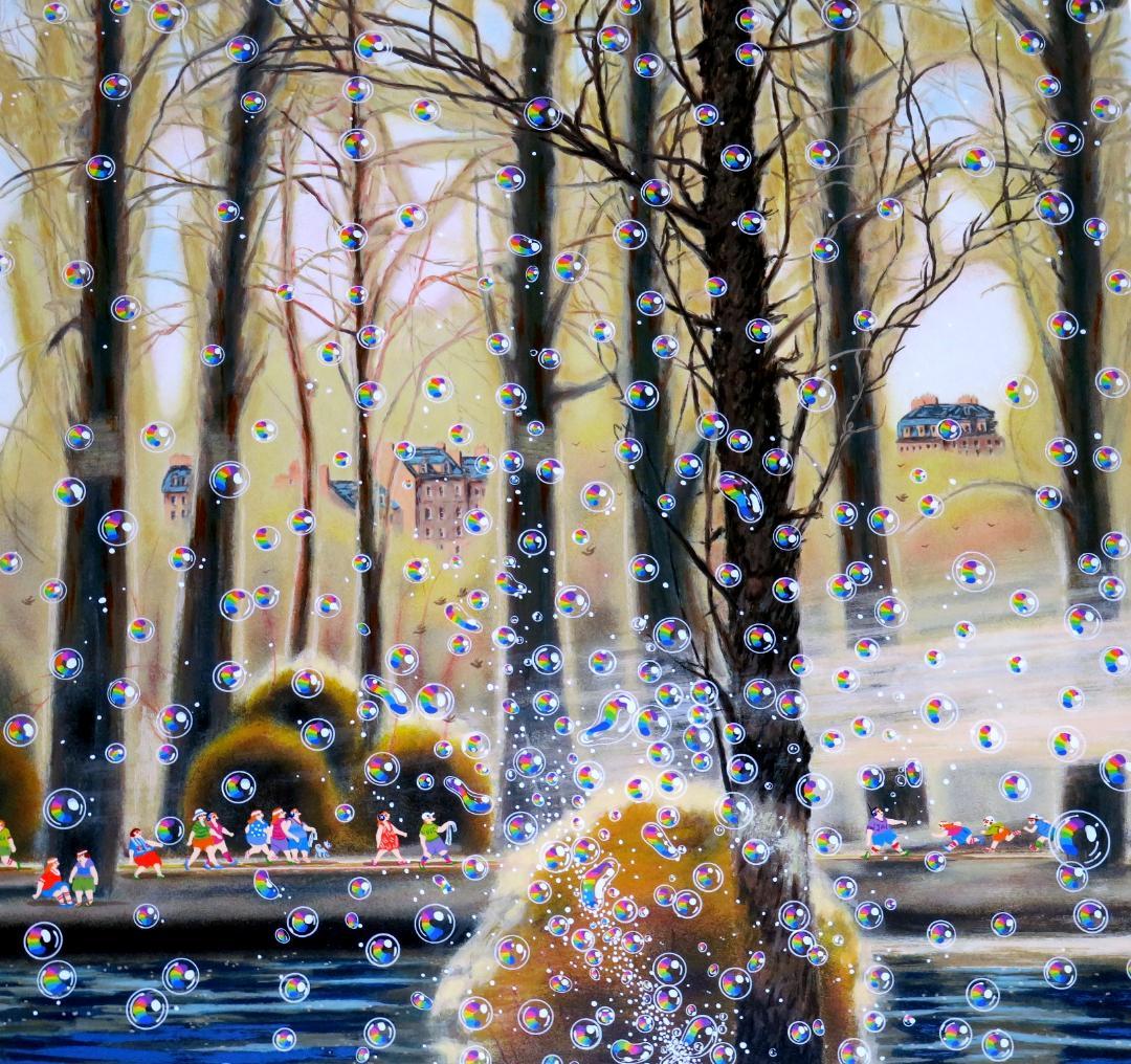 【ヒロ・ヤマガタ】　晩秋　シルクスクリーンシート　山形博導　額装可