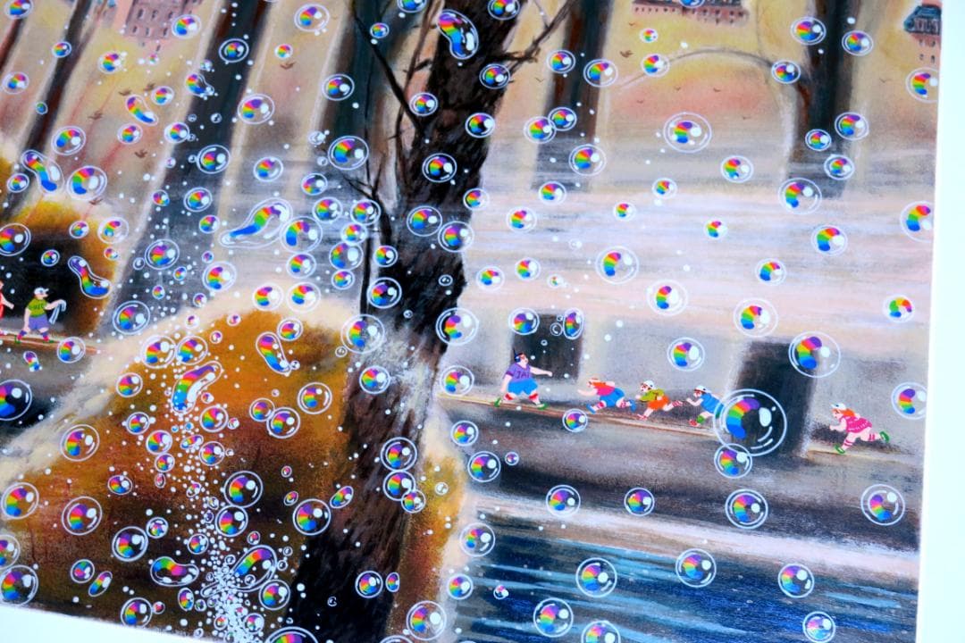 【ヒロ・ヤマガタ】　晩秋　シルクスクリーンシート　山形博導　額装可