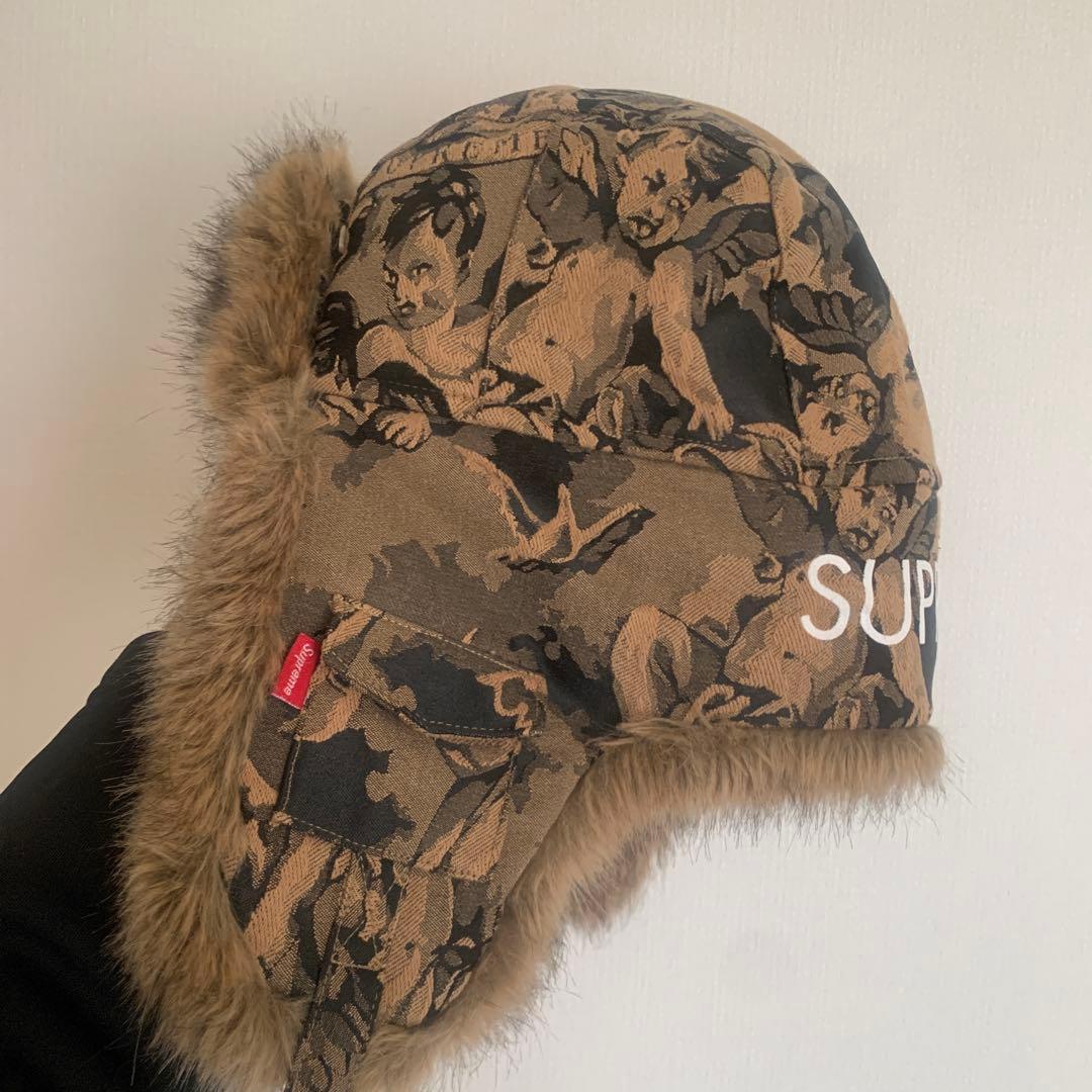 シュプリームSUPREME 16AW ケルビムフライトキャップトゥルーパーハット