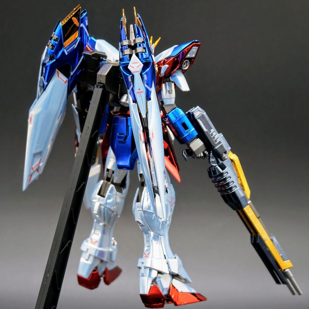 完成品【メッキ仕様】MG ウイングガンダム プロトゼロ EW 塗装 メカニカル