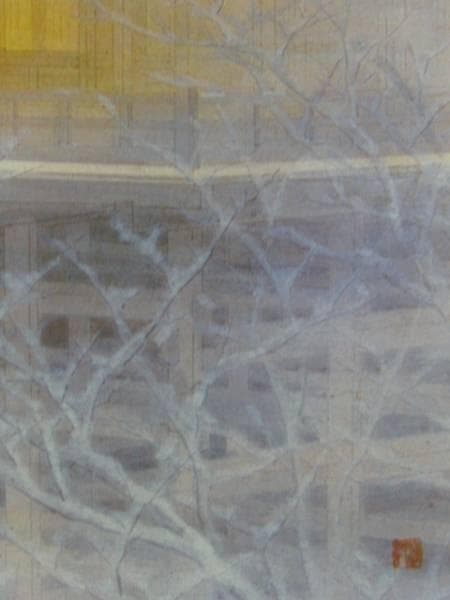 宇田 荻邨 「清水寺」、希少画集画、新品高級額、額装付、状態良好、油彩 風景