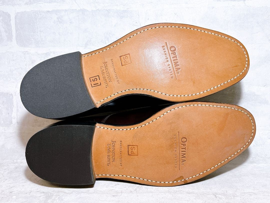 【未使用】JNHNSTON & MURPHY ストレートチップ US8.5