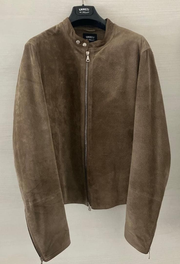EMMETI H UOMO 干場義雅 別注 スエード ライダース