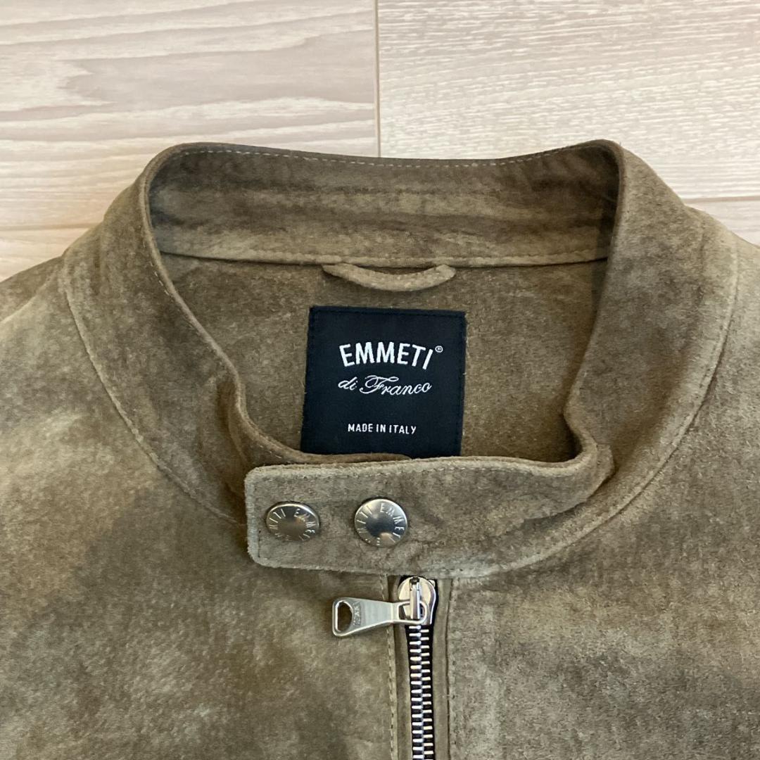 EMMETI H UOMO 干場義雅 別注 スエード ライダース