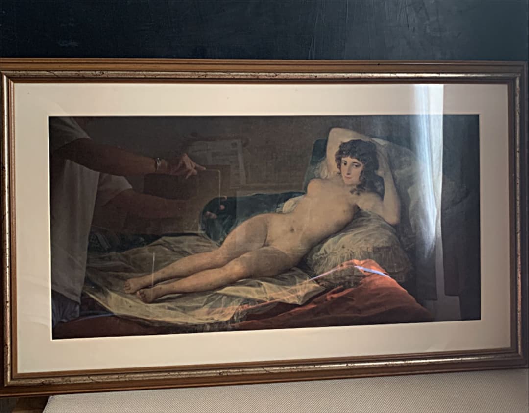 フランシスコ・デ・ゴヤ　裸のマハ　複製画