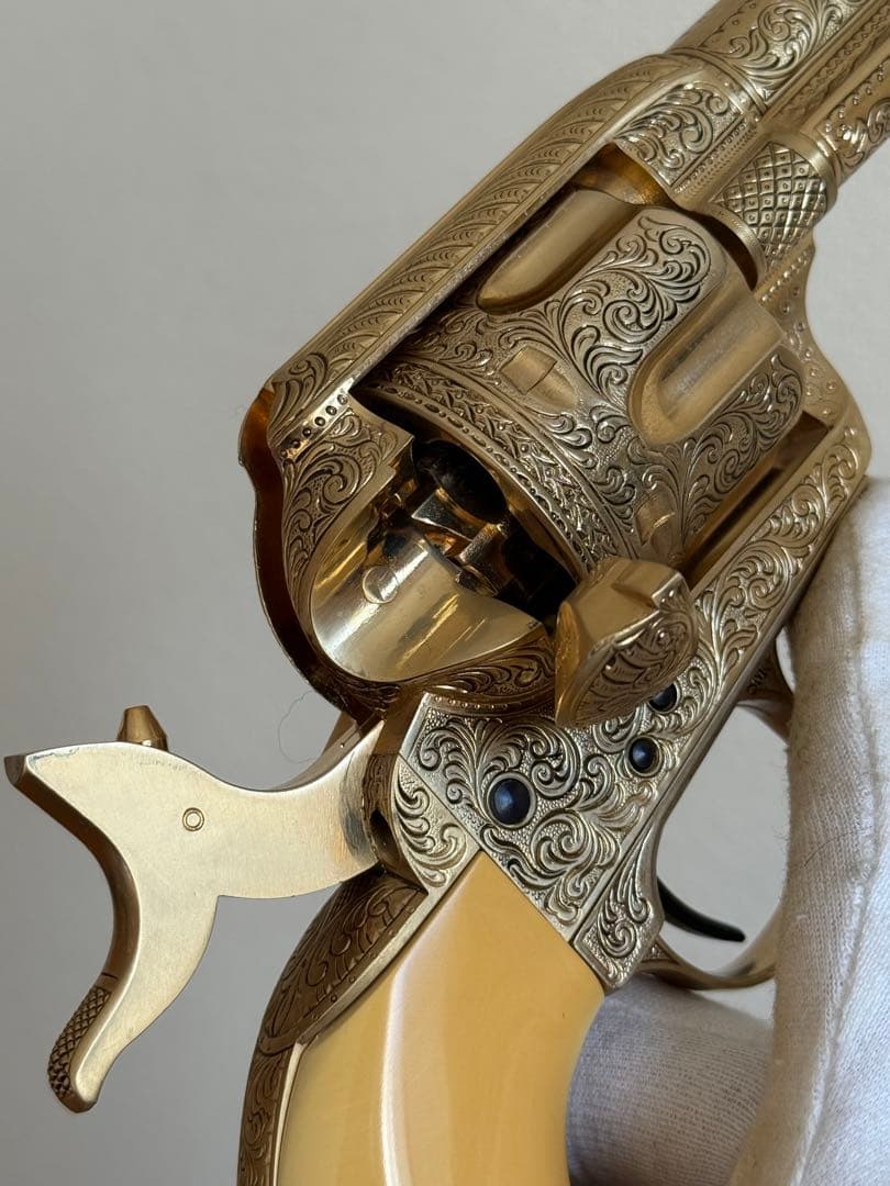 専用額縁付 マルシン コルト SAA ルーズベルト SMG 金属 モデルガン