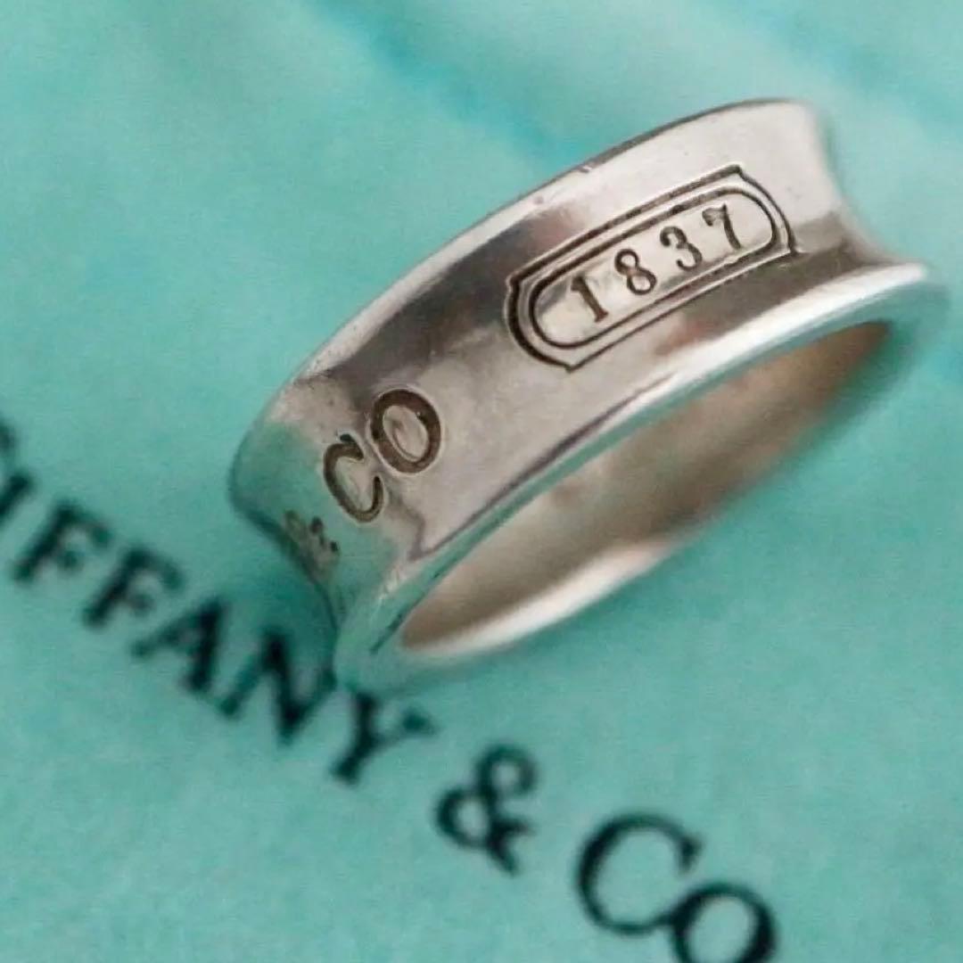 箱袋有り✨美品✨9号Tiffany1837シルバー925リングティファニー