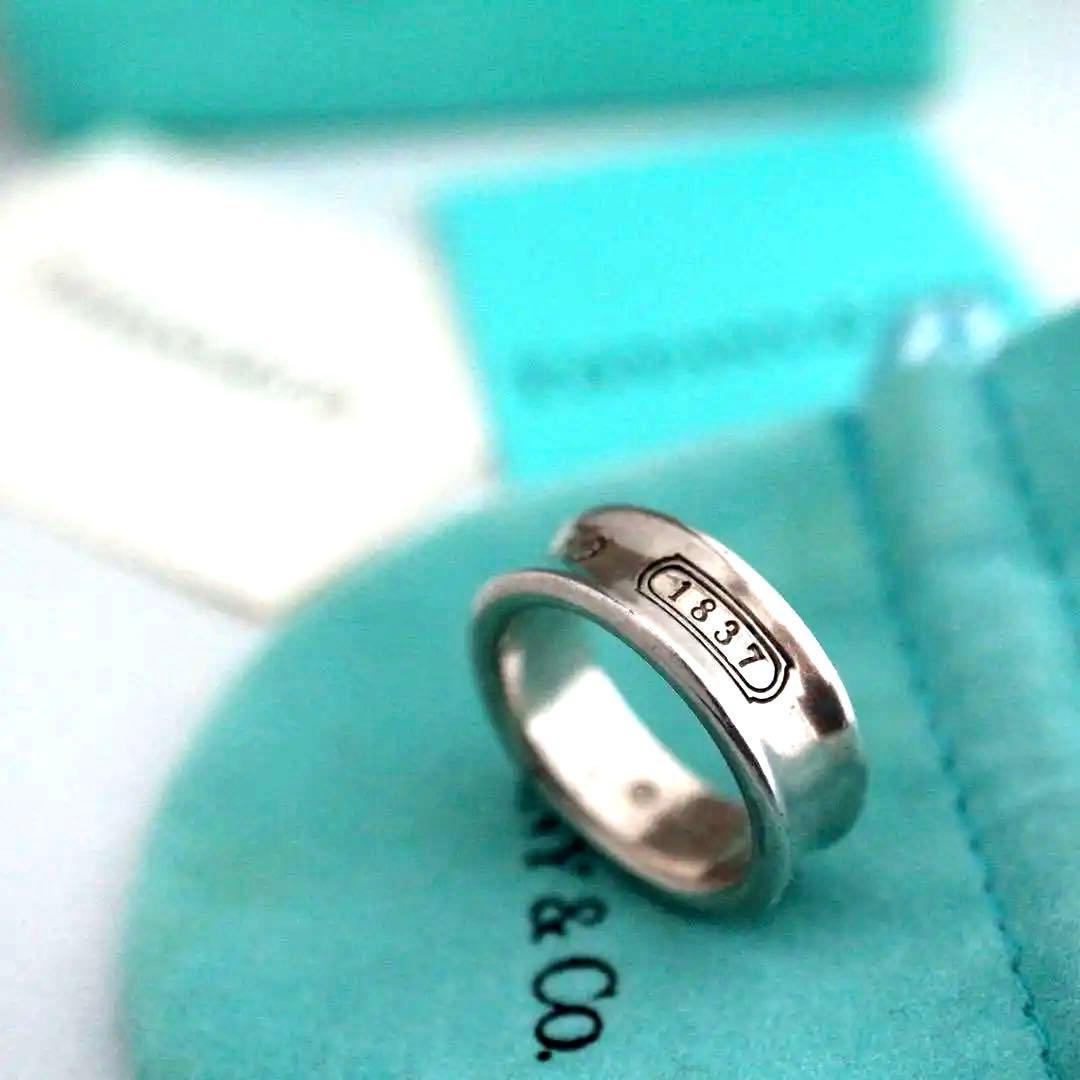 箱袋有り✨美品✨9号Tiffany1837シルバー925リングティファニー